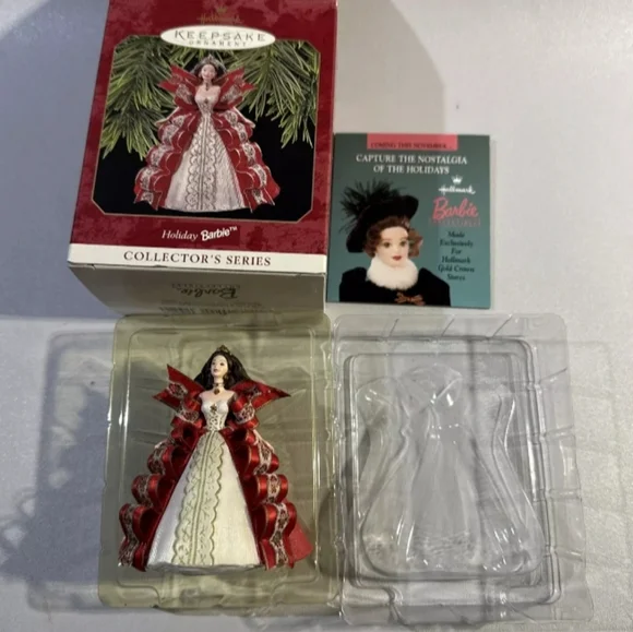 1997 Hallmark Keepsake Ornament Holiday BARBIE Collector's Series Christmas - Picture 3 of 6